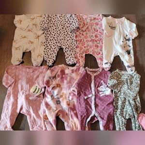 3m Girl Cotton Carter's and Disney Sleep and plays